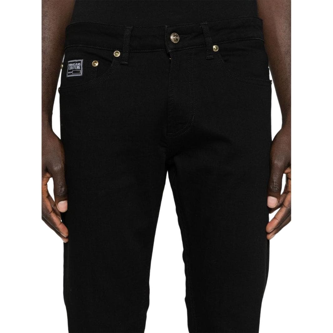 Штаны VERSACE JEANS COUTURE Джинсы Мужские Черные - изображение 5