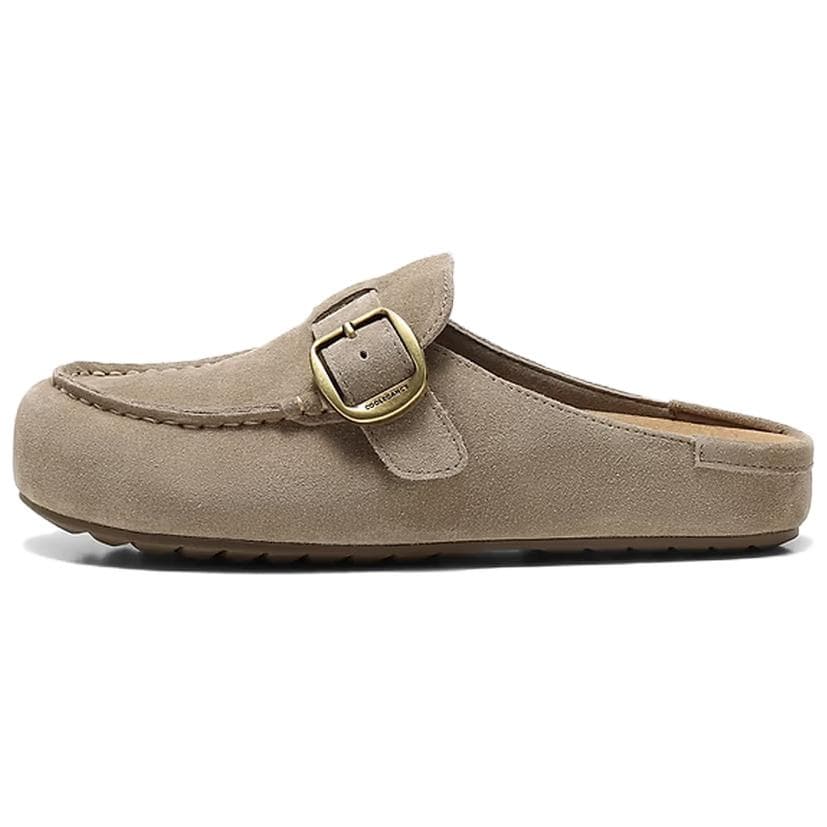Сандалии BELLE Резина Пласт Дышащая Обувь Birkenstock Женская Серый Зеленый - изображение 1