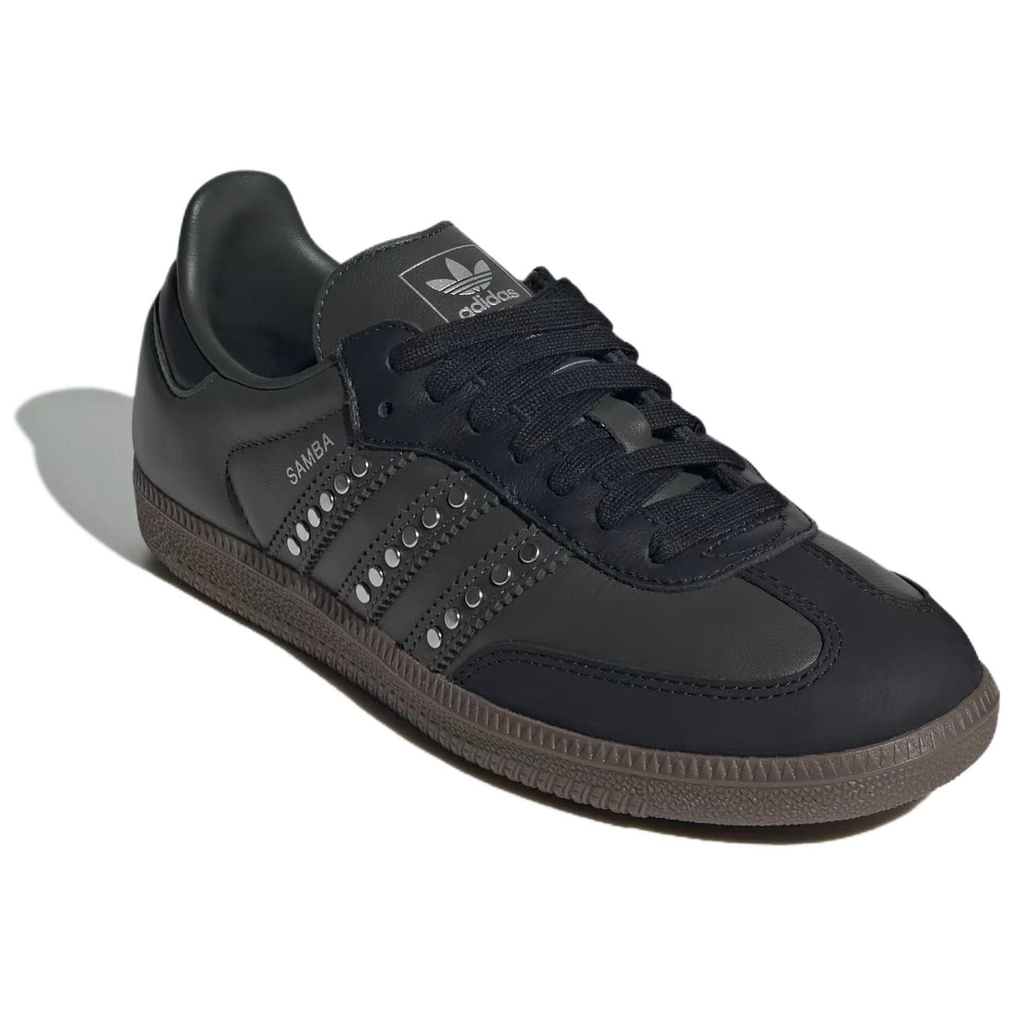 Кроссовки Adidas Originals Samba Low Топ Скейтборд Обувь Женские Оливково-зеленый - изображение 6