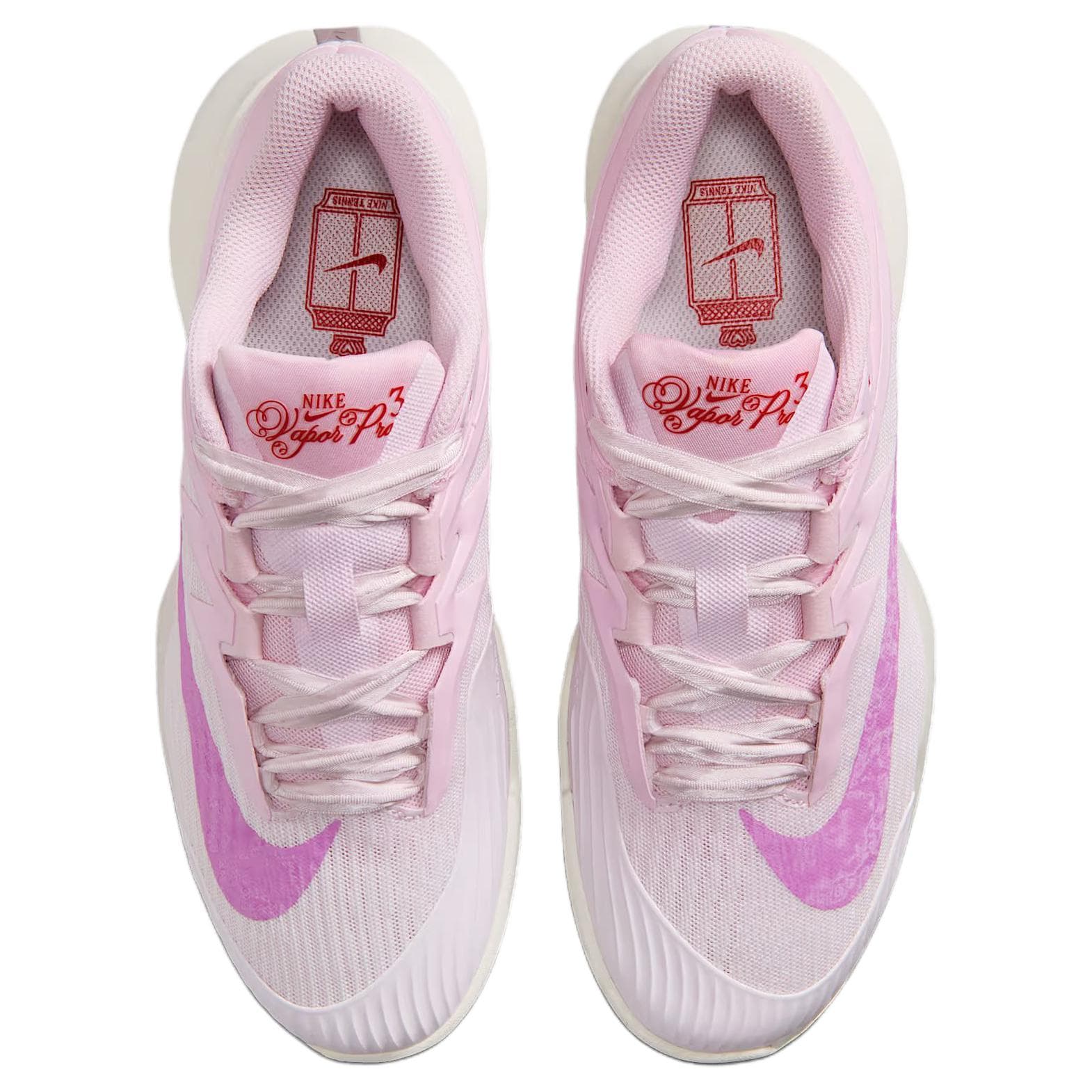 Кроссовки для тенниса Nike Vapor Pro 3 Дышащие Низкие Кроссовки для Тениса Женские Розовые - изображение 4