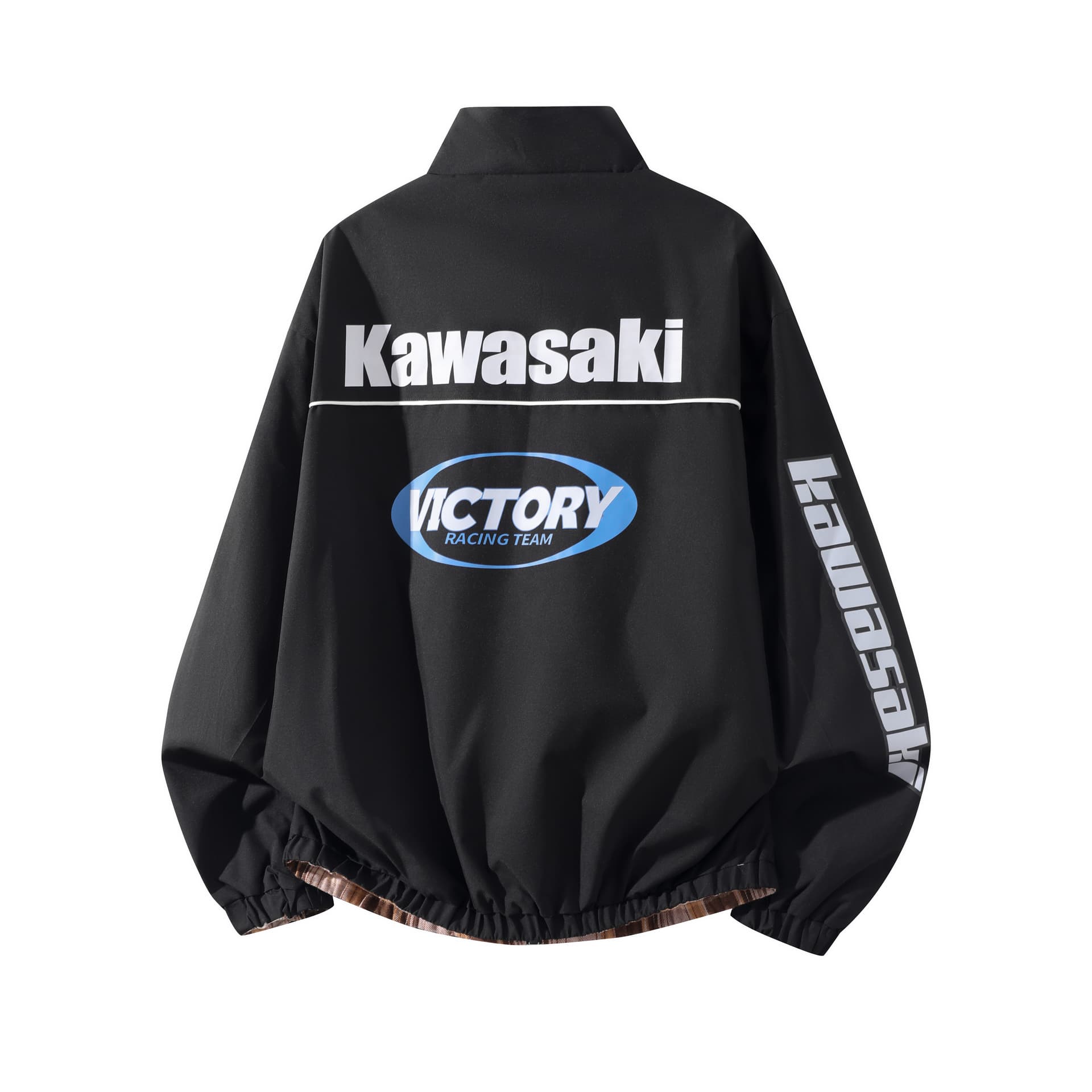 Куртка Kawasaki Двусторонний унисекс куртка-карго с атмосферой линий, ветрозащитный и водонепроницаемый, комфортный и дышащий, для альпинизма, велоспорта, тренировки, коммутирования, путешествия - изображение 2