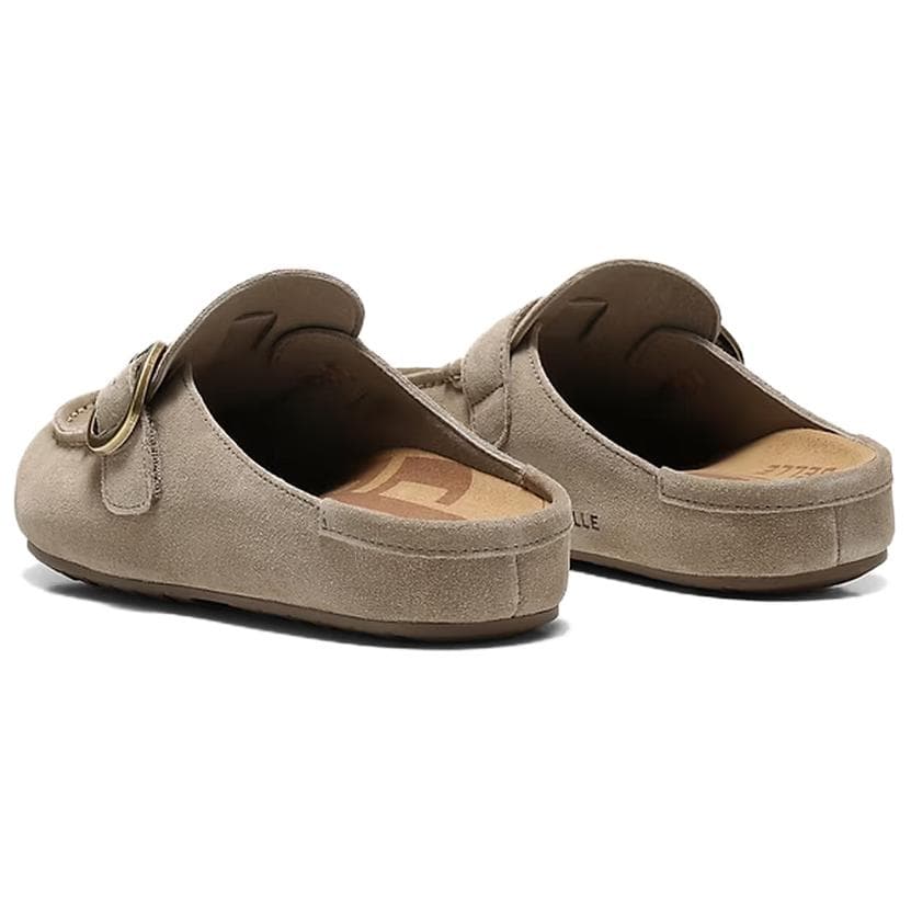 Сандалии BELLE Резина Пласт Дышащая Обувь Birkenstock Женская Серый Зеленый - изображение 2