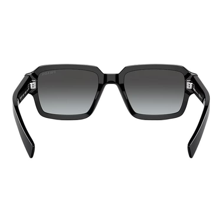 Солнцезащитные очки PRADA Ацетатные солнцезащитные очки прямоугольной формы унисекс черные - изображение 4