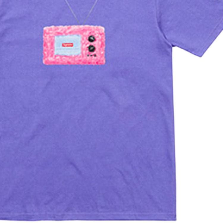 Футболка Supreme SS18 TV Tee Light Purple - изображение 5