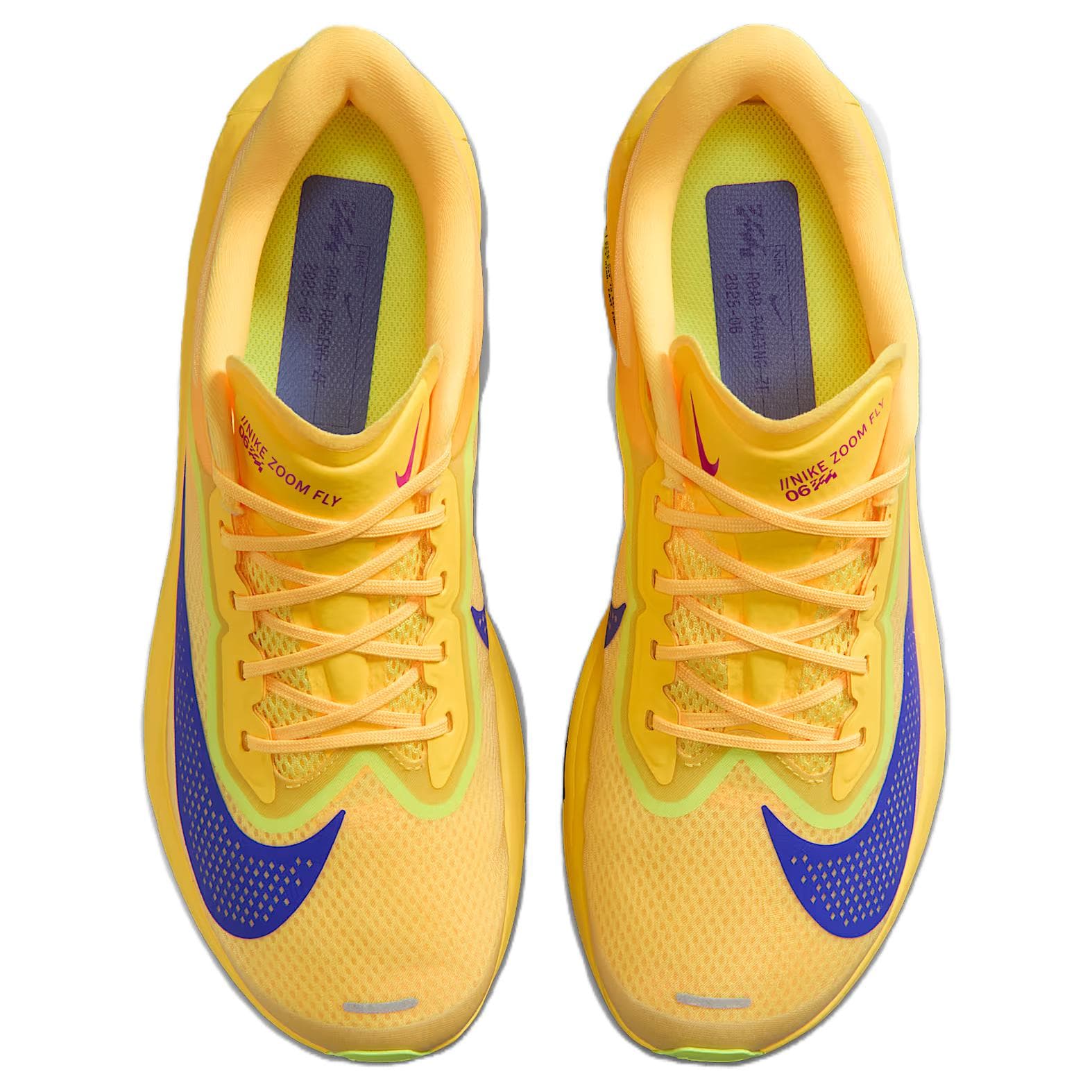 Кроссовки для бега Nike Zoom Fly 6 Марафон Беговые кроссовки Мужской Лимон - изображение 4