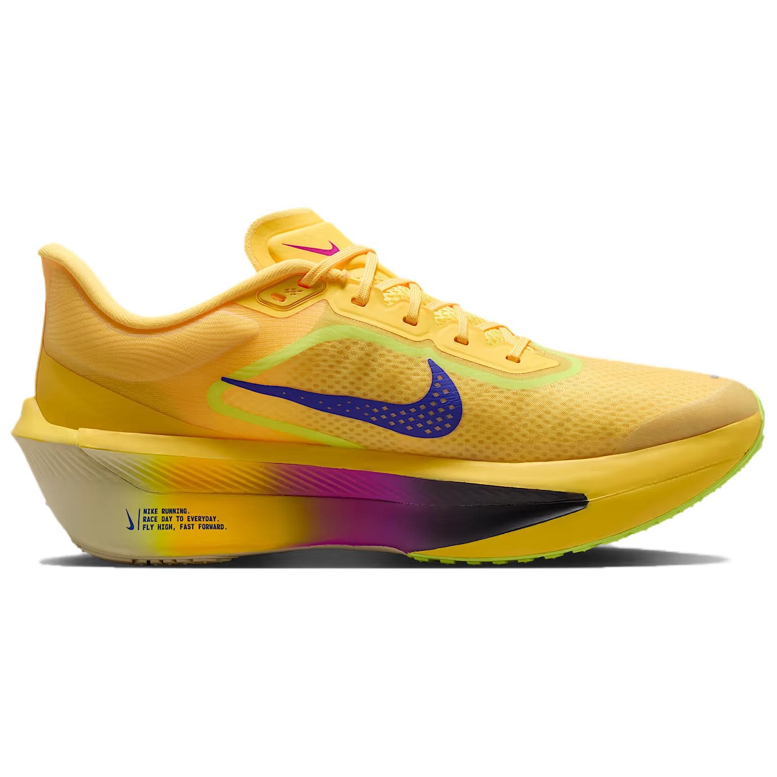 Кроссовки для бега Nike Zoom Fly 6 Марафон Беговые кроссовки Мужской Лимон - изображение 2