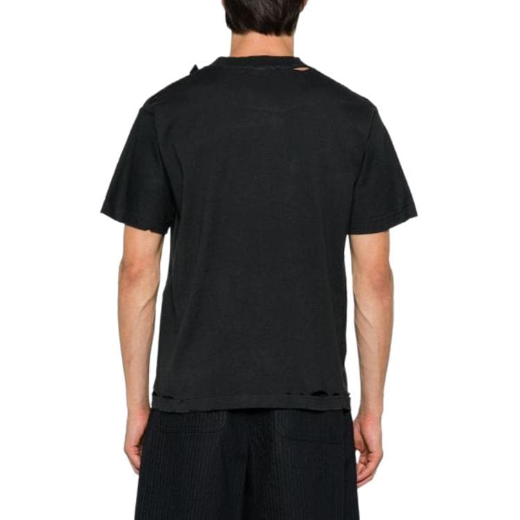 Футболка Balenciaga T-рубашка стандартный крой мужская черная - изображение 2