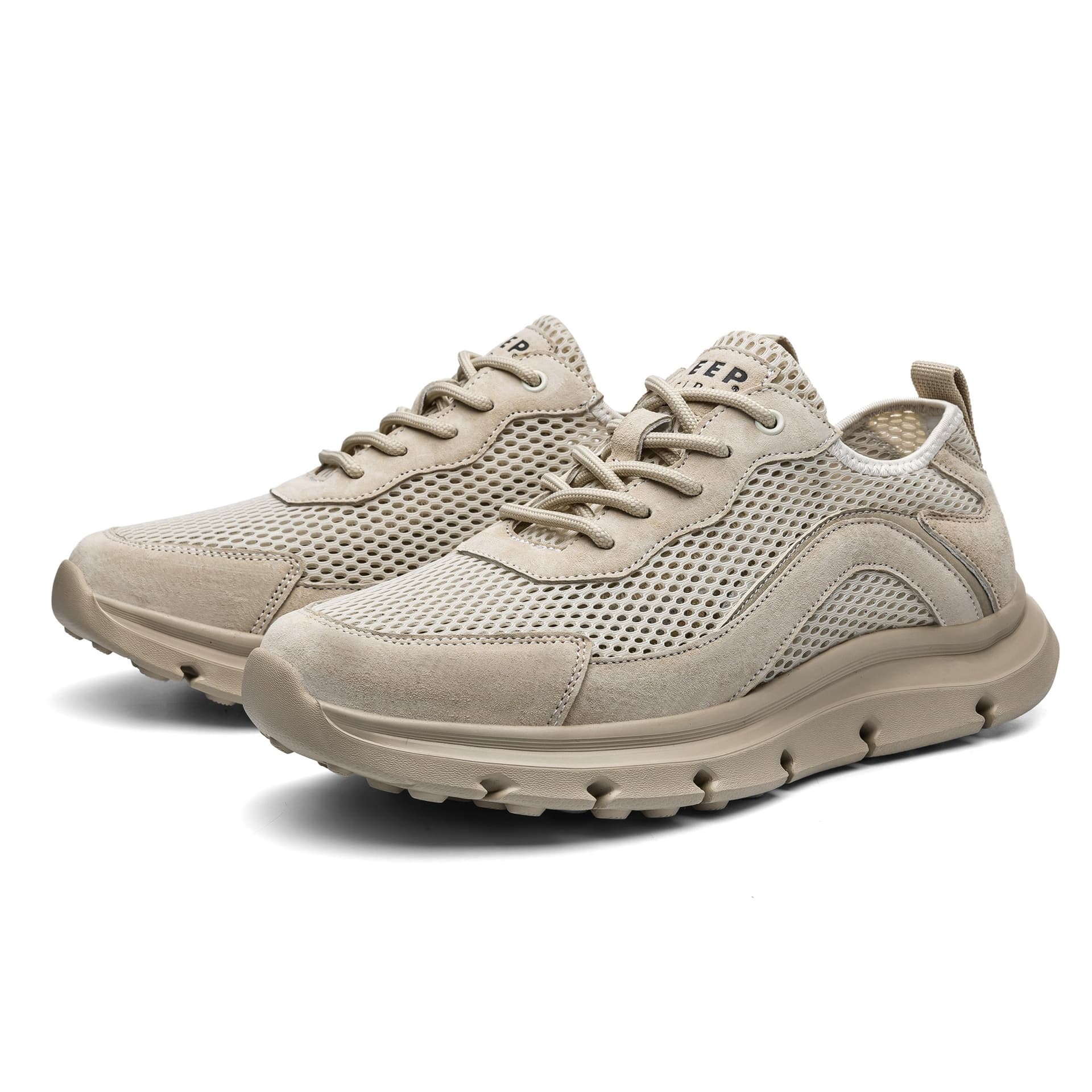 Кроссовки JEEP SPIRIT Outdoor Commute визуально увеличивает рост дышащая противоскользящая низкий топ повседневная обувь мужская - изображение 4