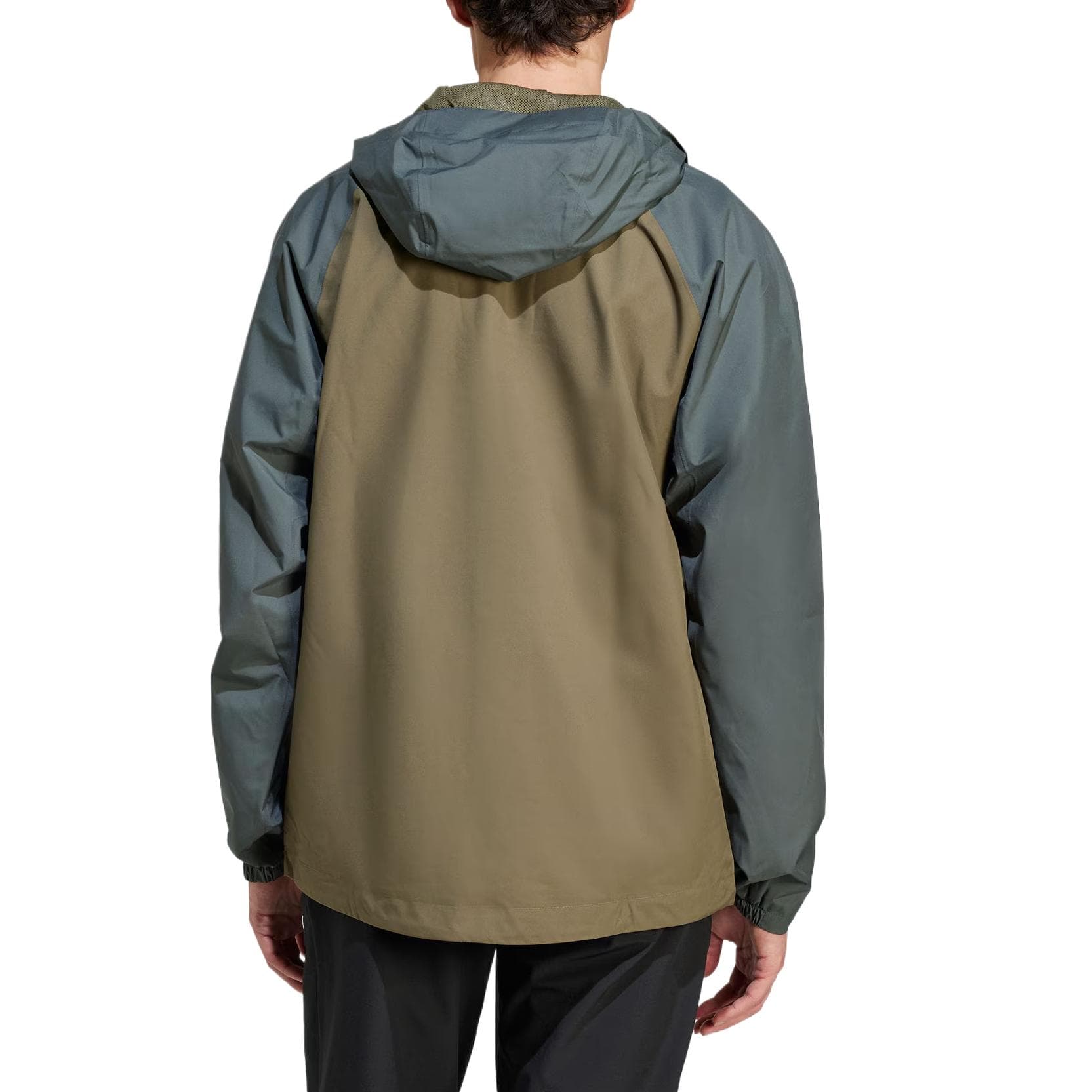 Куртка Adidas TERREX Multi 2 л RAIN.RDY Куртка Куртки Пальто Мужской Слоистый Оливково-зеленый Плющево-зеленый - изображение 2