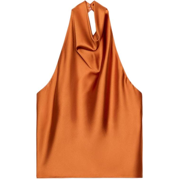 Майка ZARA Апельсин Женские Майки - изображение 1