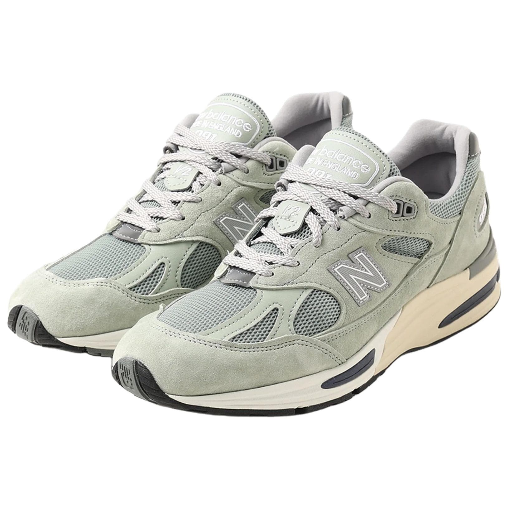Кроссовки для бега New Balance NB 991 Беговые кроссовки Мужские Морской зеленый - изображение 3