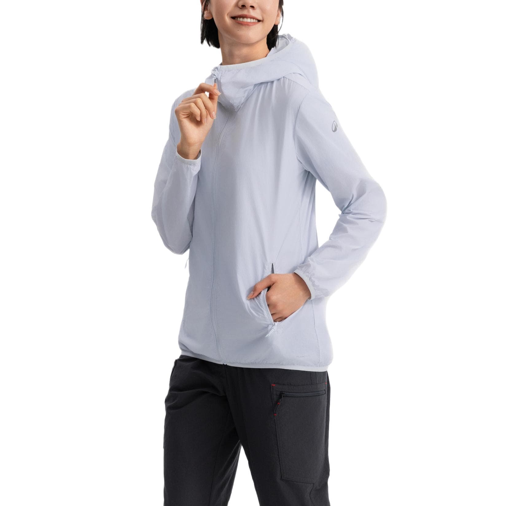 DECATHLON Дышащая одежда с защитой от ультрафиолета (UV) для женщин цвет светлый нефритовый камень - изображение 1