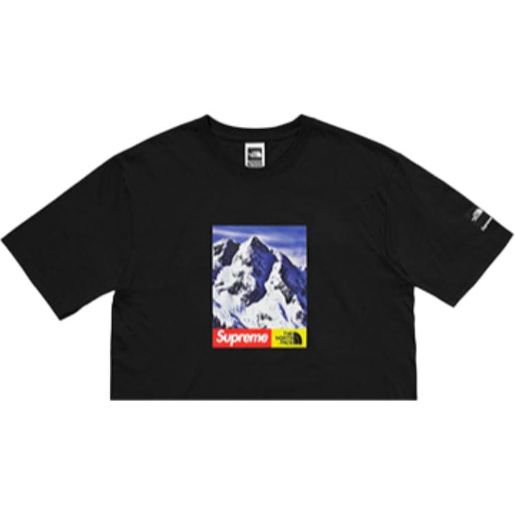 Футболка Supreme x The North Face FW17 Snow Mountain Tee Black - изображение 2