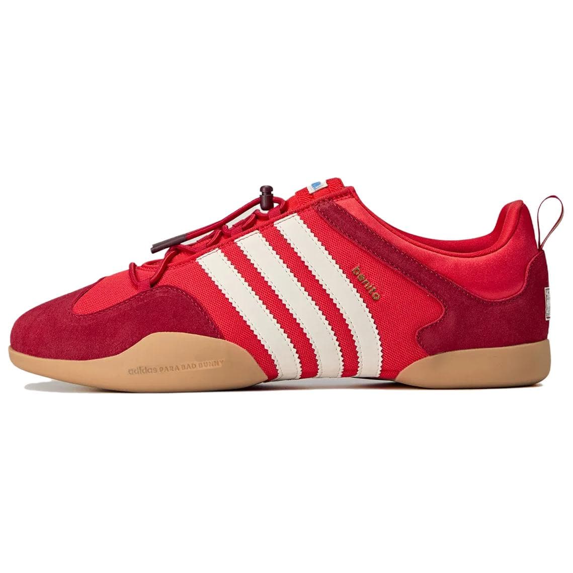 Кроссовки Adidas Originals x Bad Bunny Ballerina Повседневная обувь Унисекс Красный Белый - изображение 1