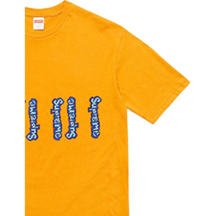 Футболка Supreme SS18 Gonz Logo Tee Mustard LogoT - изображение 4