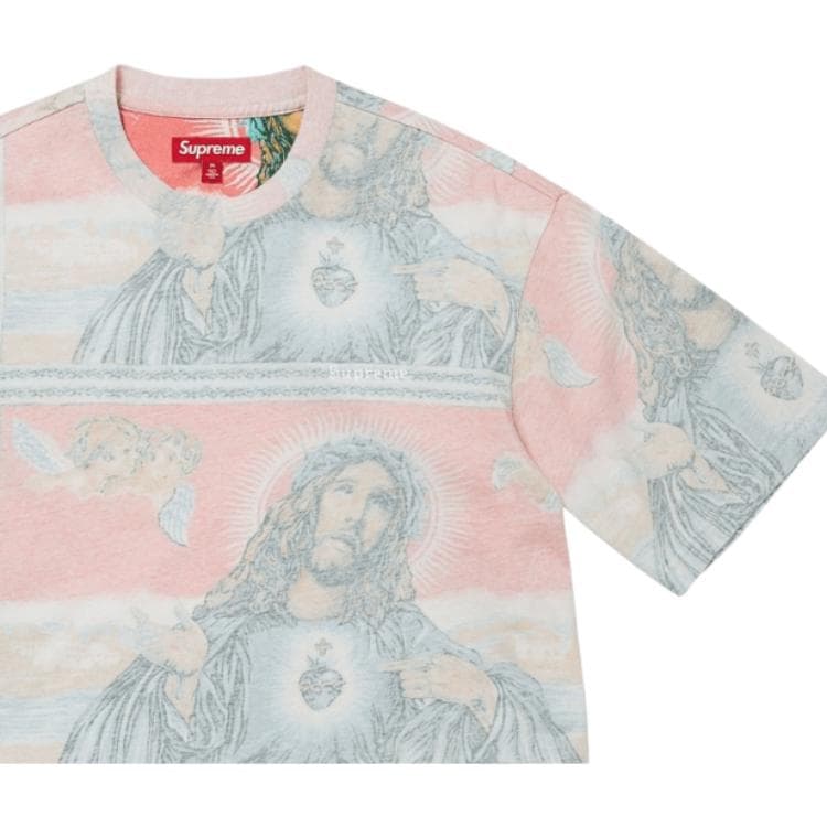 Футболка Supreme FW25 WEEK19 Jesus S S Топ Рубашка Унисекс - изображение 2