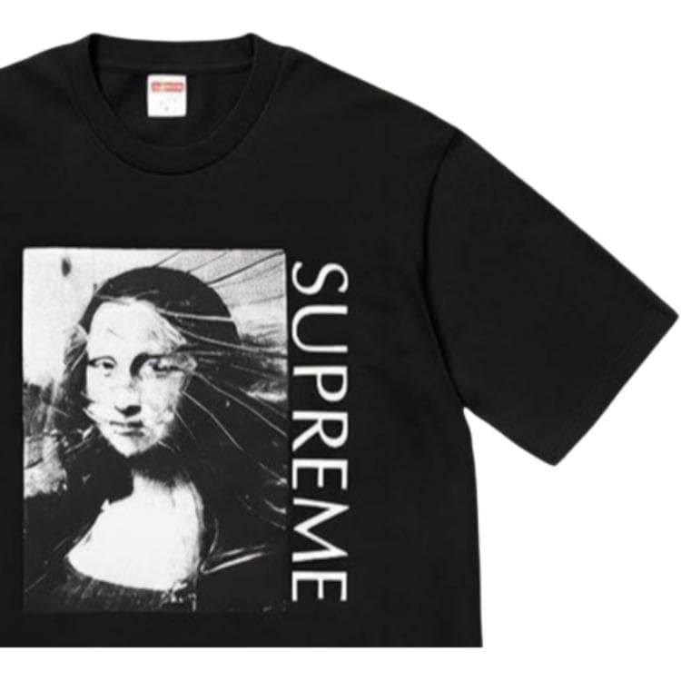 Футболка Supreme Mona Lisa Print Tee Black - изображение 5