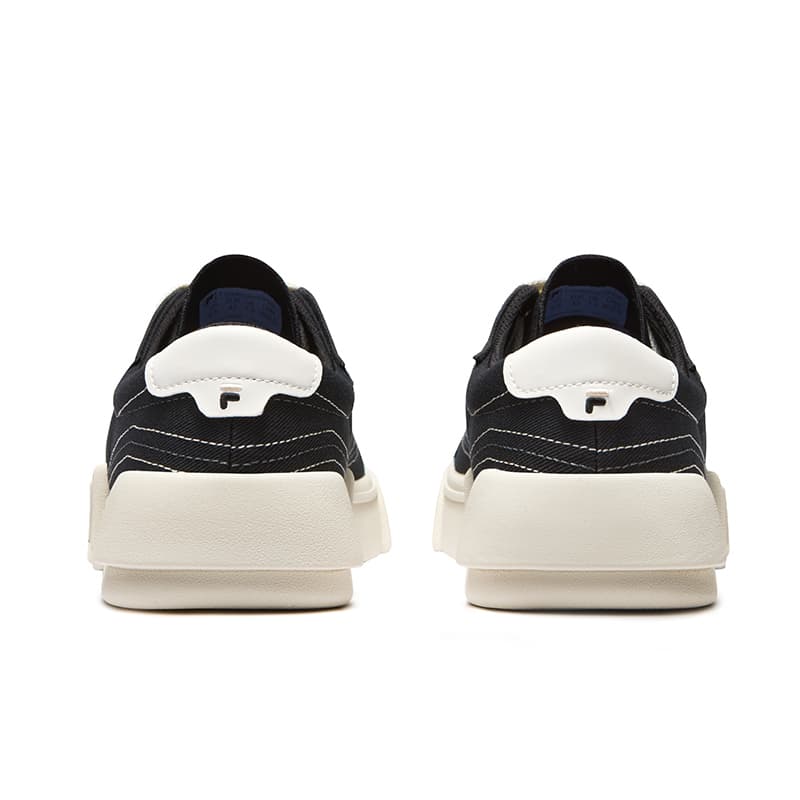 Кроссовки FILA FUSION ПЛА (POP) Износостойкая Легкая Дышащая Низкий Топ Скейтборд Обувь Мужская Черный Светло-Серый Желтый - изображение 4