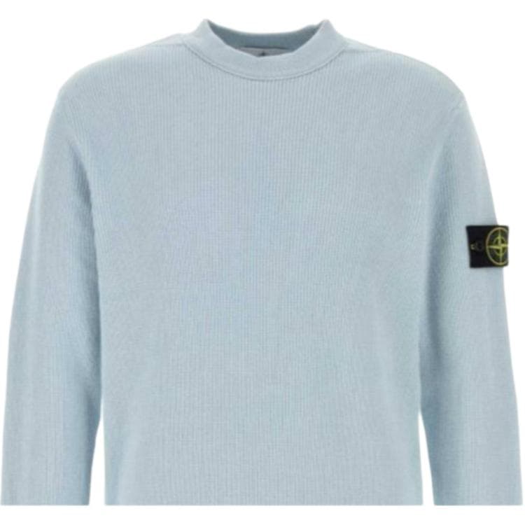 STONE ISLAND Светло-синий Унисекс Трикотаж - изображение 4