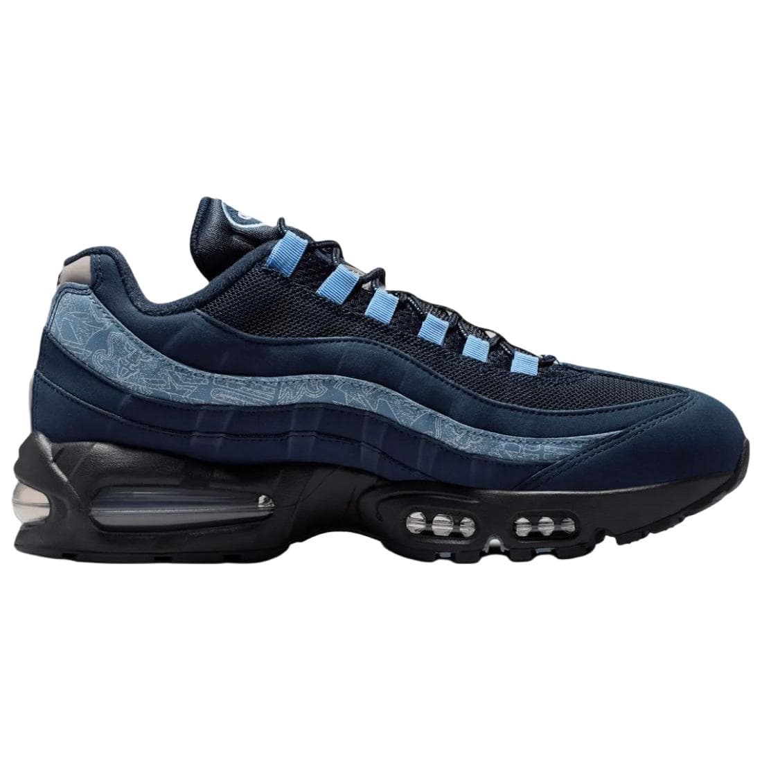 Кроссовки для бега Nike Air Max 95 Low-Top Повседневные Беговые Кроссовки Мужские Синие - изображение 2