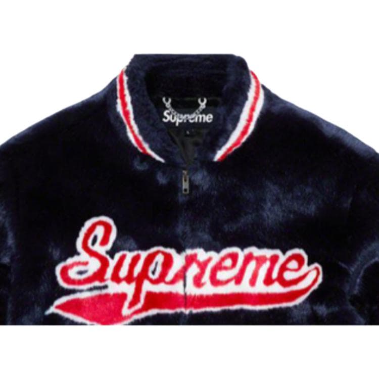 Куртка Supreme SS20 Week 1 Faux Fur Varsity Jacket - изображение 5