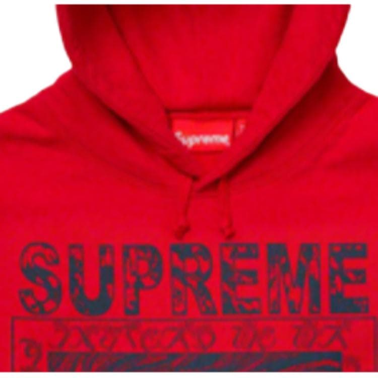 Кофта Supreme FW19 Week 2 Doves Hooded Sweatshirt - изображение 2