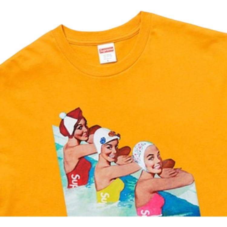 Футболка Supreme SS18 Swimmers Tee Mustard - изображение 3