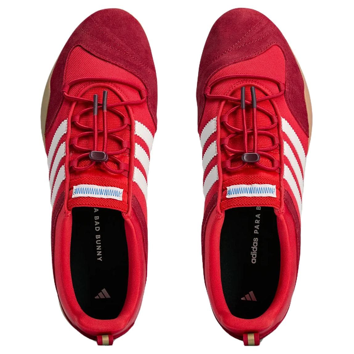 Кроссовки Adidas Originals x Bad Bunny Ballerina Повседневная обувь Унисекс Красный Белый - изображение 3