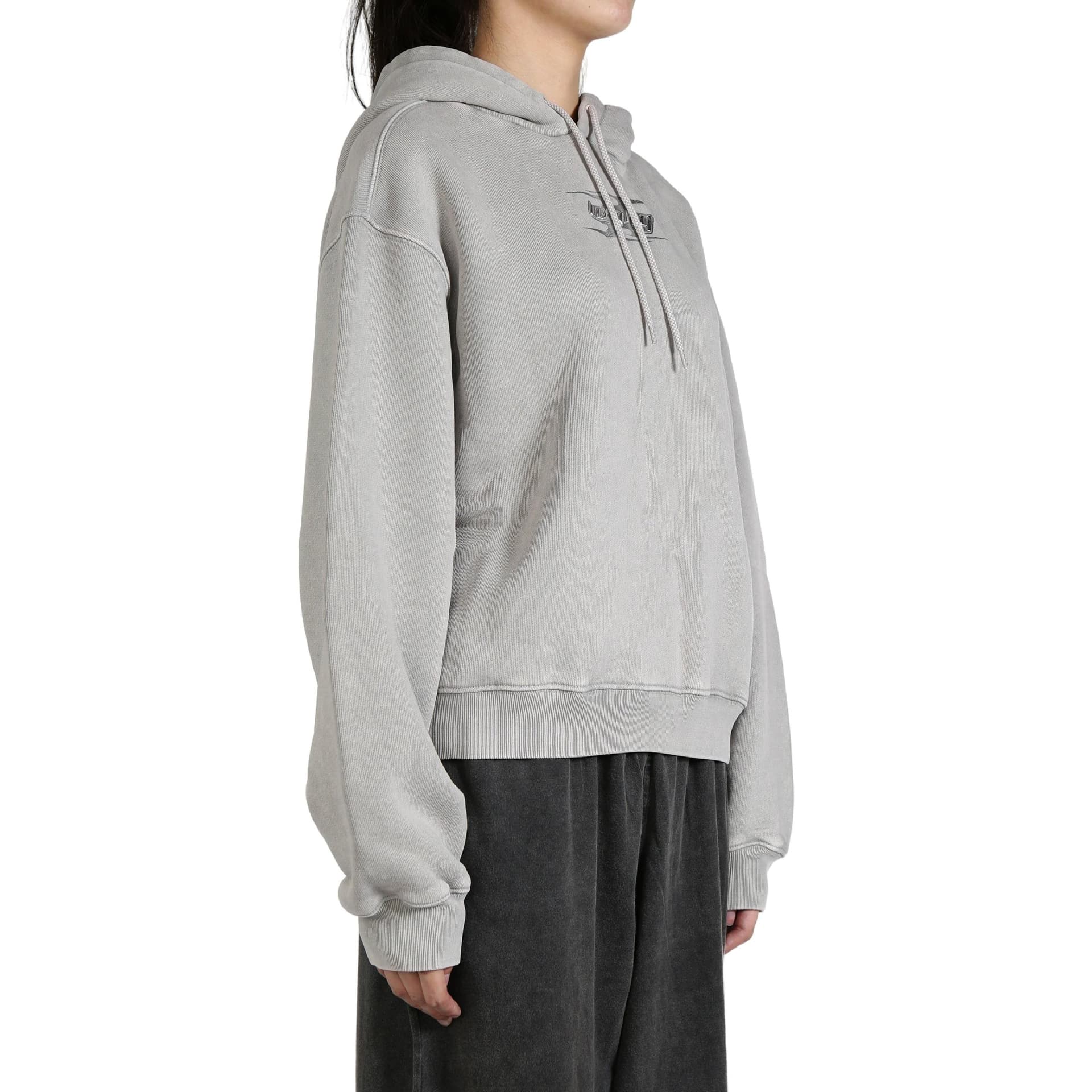 Худи Alexander Wang Худи-Ханьфу Платье Женское Серое - изображение 4