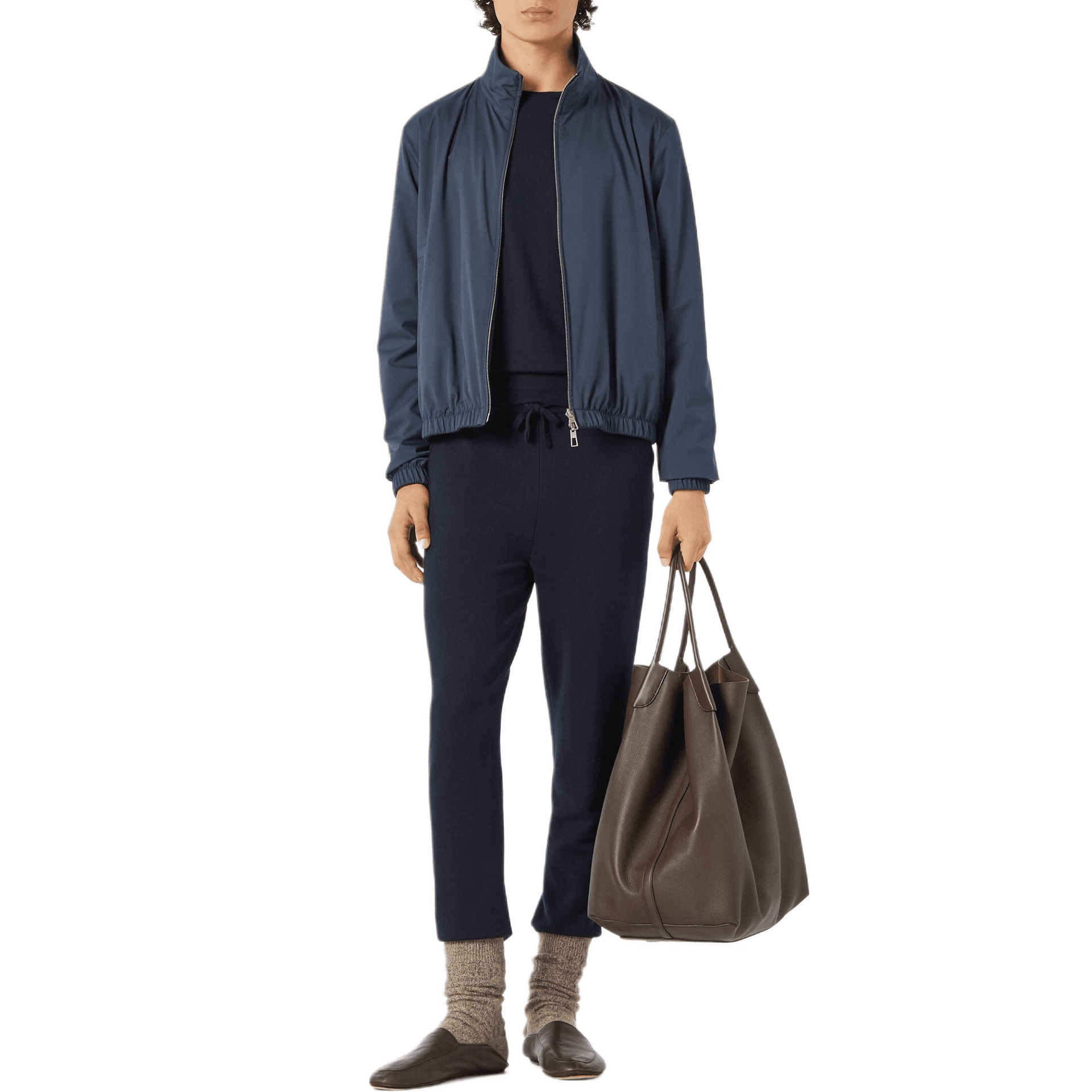 Куртка Loro Piana SS25 Navy Jacket - изображение 4