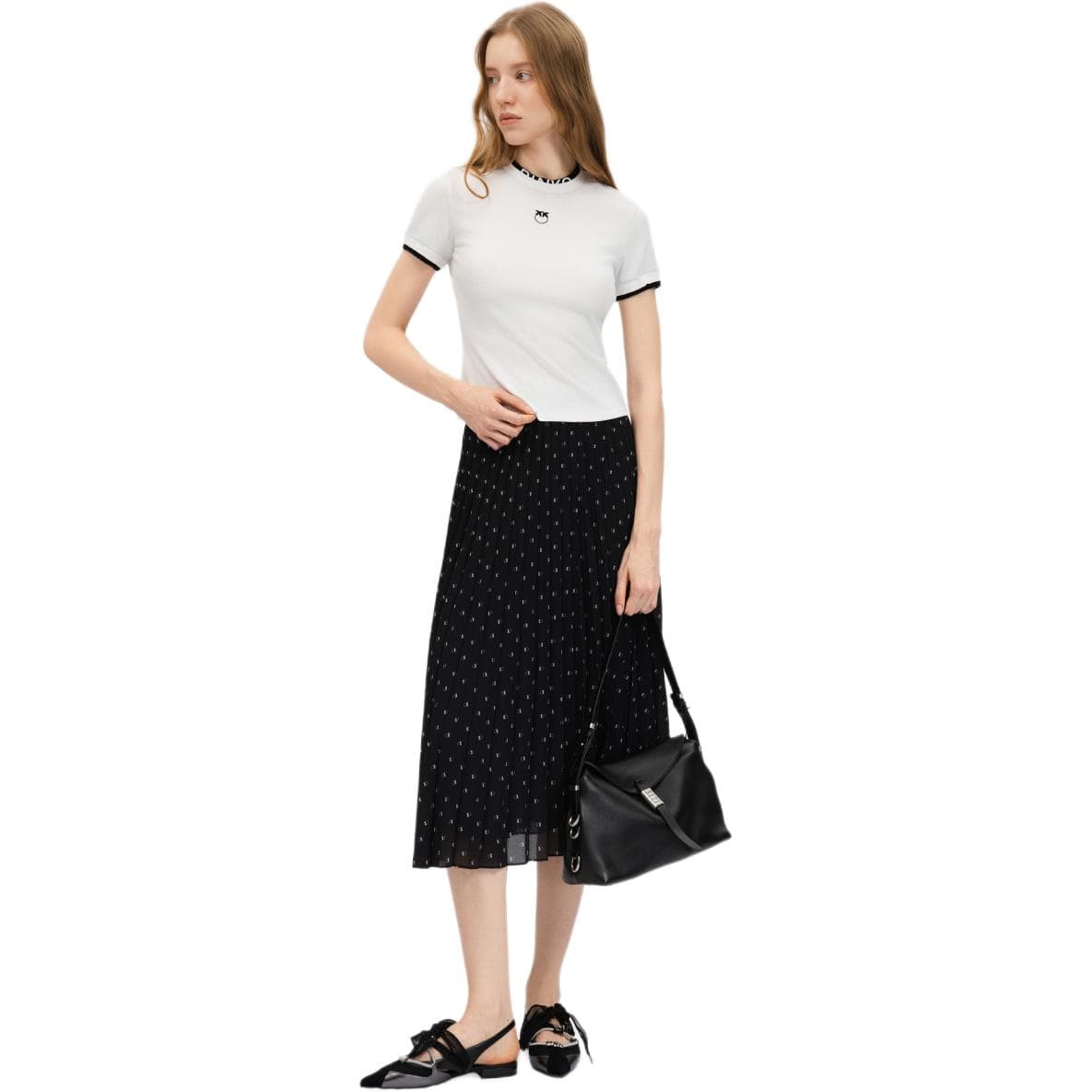 Юбка PINKO SS26 Повседневная длинная юбка для женщин - изображение 3