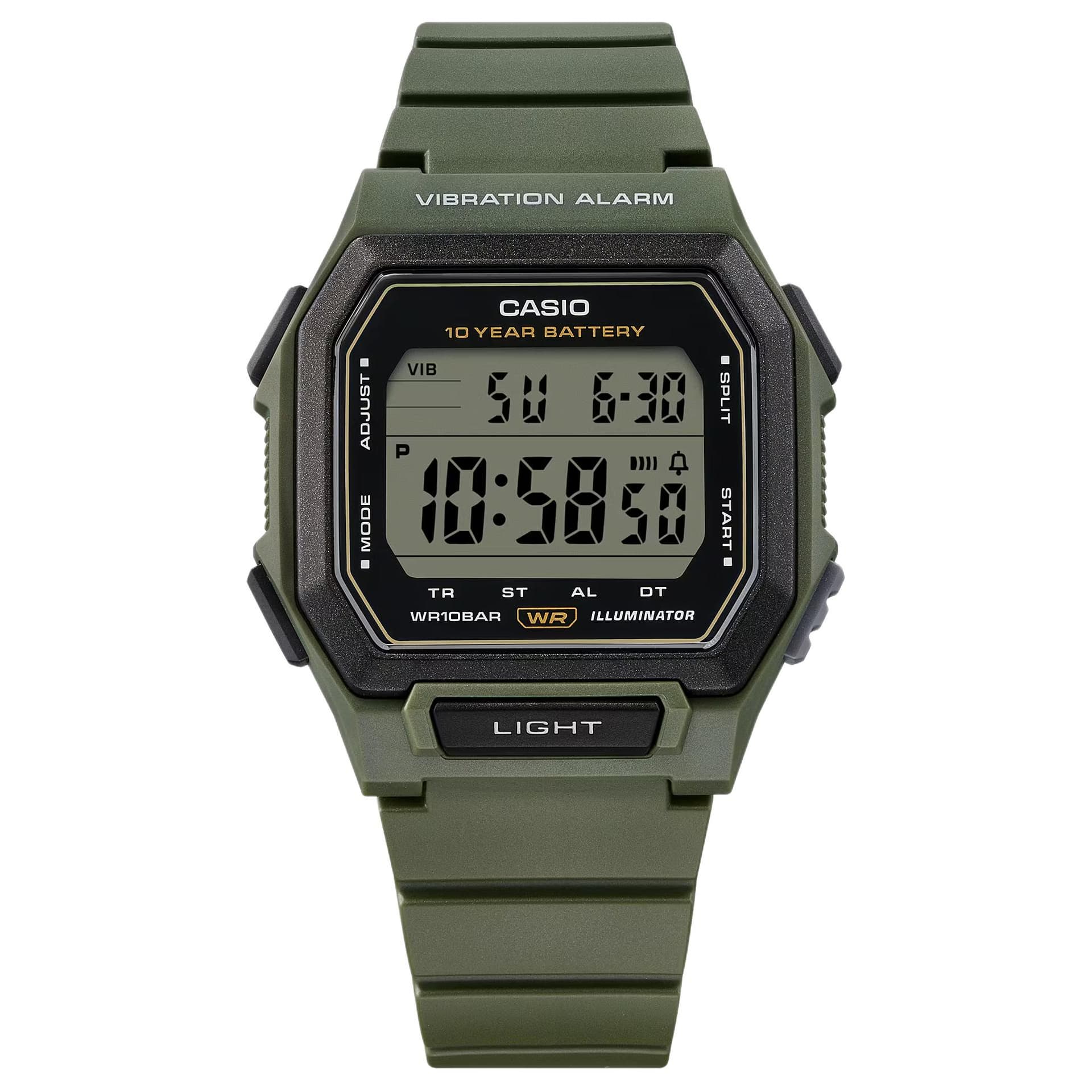 Часы CASIO Standard Collection Кварцевый механизм Смола Шнуровка Часы Мужские Серый циферблат - изображение 2