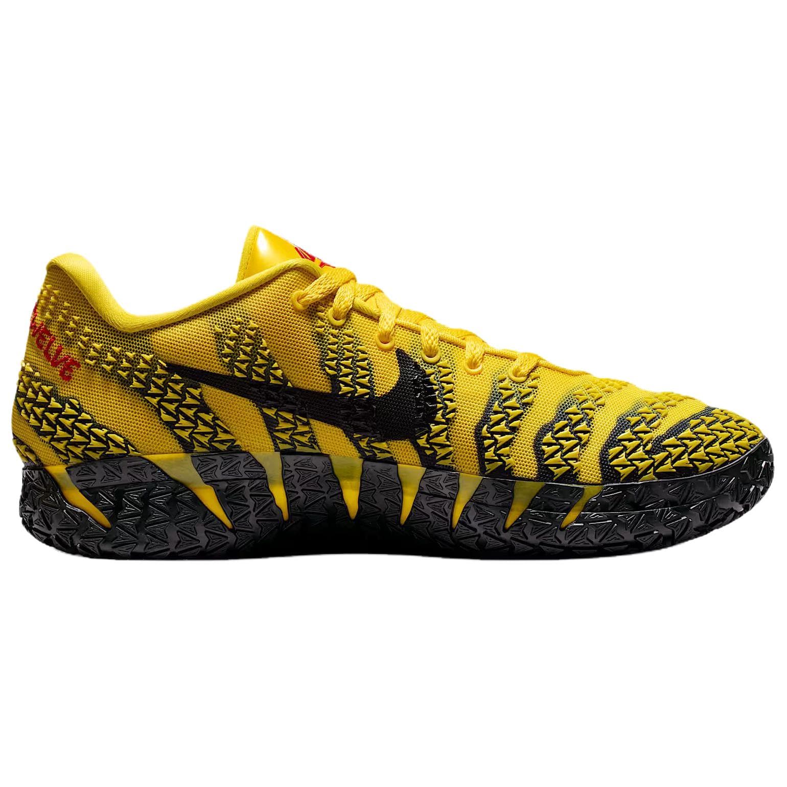 Кроссовки для баскетбола NIKE Ja 3 Oтскок Сцепление Low Топ Баскетбольные кроссовки Мужской Желтый - изображение 2