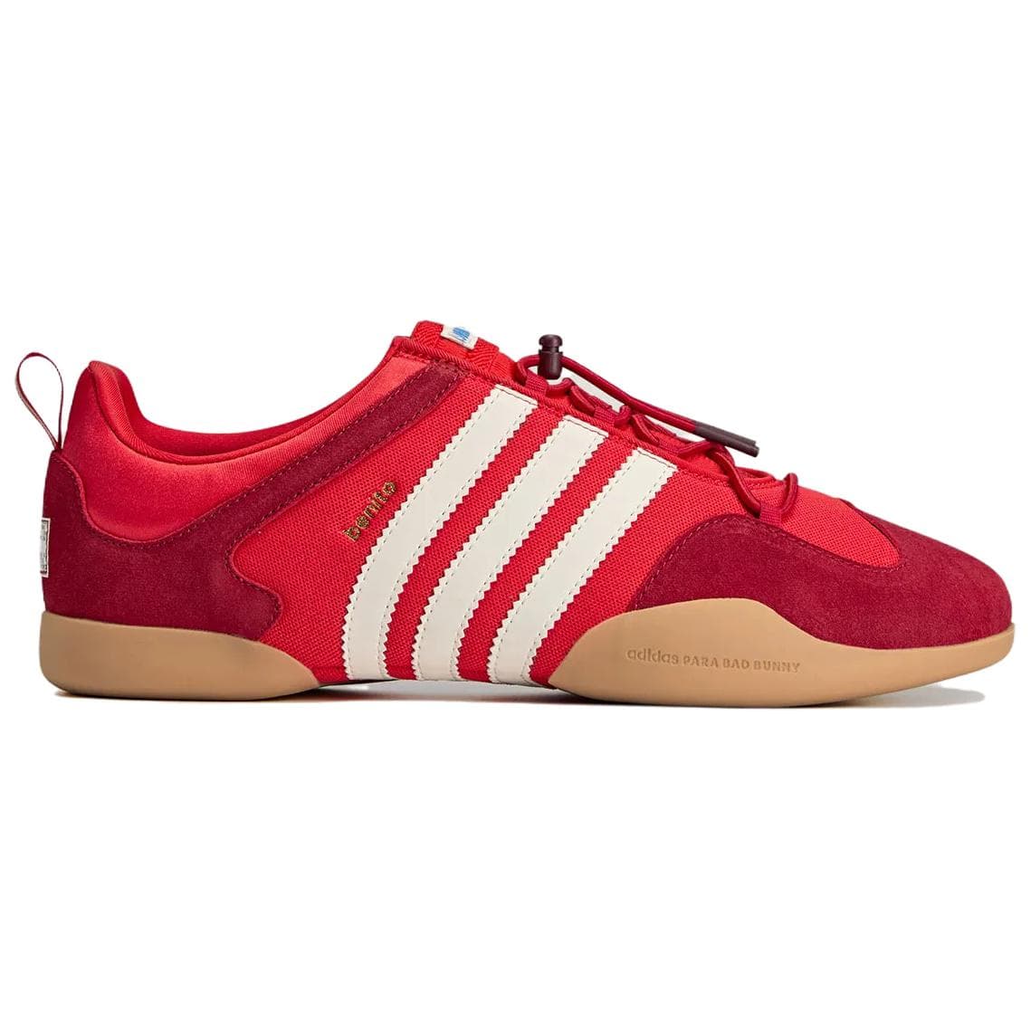 Кроссовки Adidas Originals x Bad Bunny Ballerina Повседневная обувь Унисекс Красный Белый - изображение 2