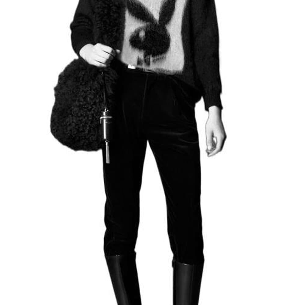 Кофта Saint Laurent FW22 Black Cartoon Sweater - изображение 4