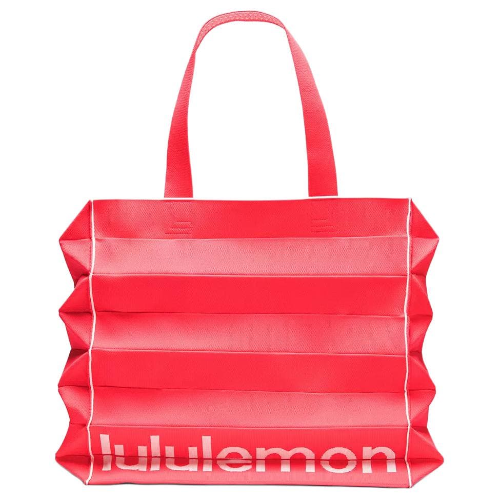 Мини-сумка Lululemon Полиэфирное волокно Настольный Сумки через плечо Женские Розовый Жемчужный - изображение 1