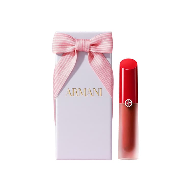 ARMANI Красная TUBE Сатиновая Жидкая Помада Лимитированная Коробка Питательная Легко Смешиваемая Естественная 4 мл - изображение 3