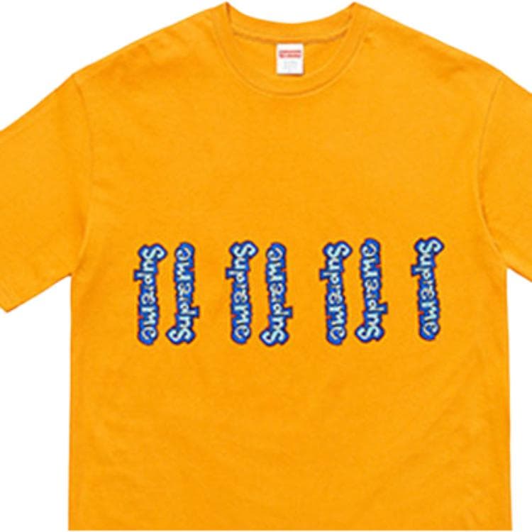 Футболка Supreme SS18 Gonz Logo Tee Mustard LogoT - изображение 3