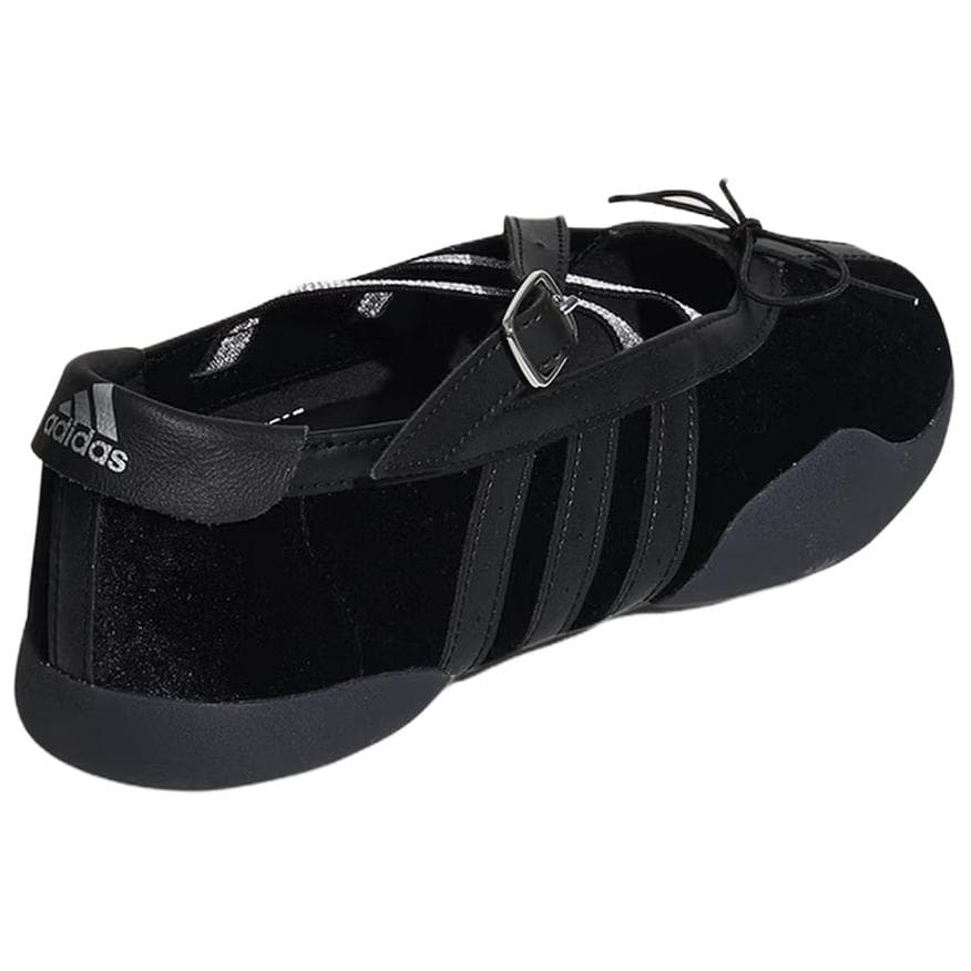Кроссовки Adidas Originals Taekwondo Low Top Повседневная Обувь Женская Черная - изображение 4