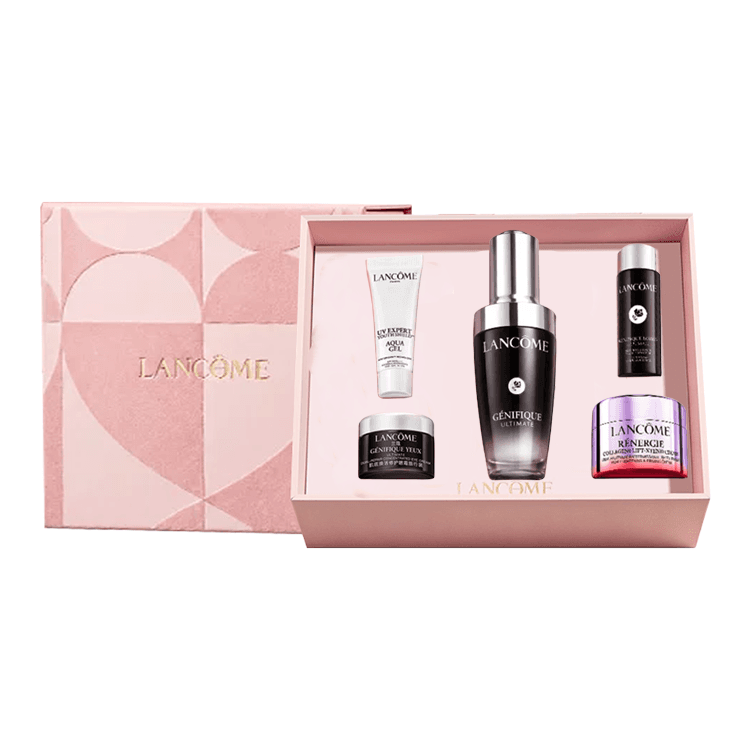 Маска для лица LANCOME Супер Восстановление Маленькая Черная Бутылка Розовая Коробка Наборы для Ухода за Кожей Седативный Эффект - изображение 1