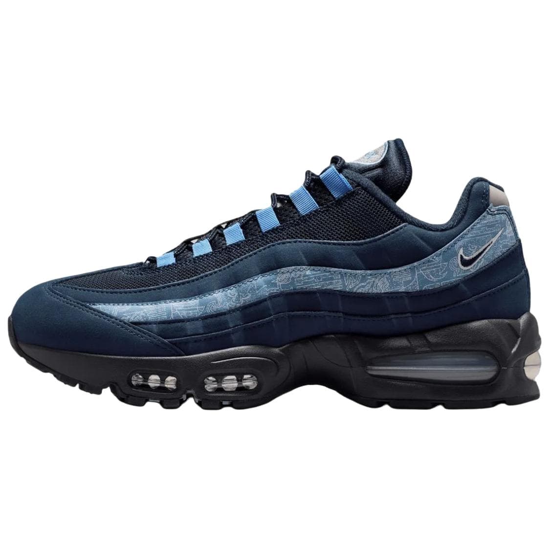 Кроссовки для бега Nike Air Max 95 Low-Top Повседневные Беговые Кроссовки Мужские Синие - изображение 1