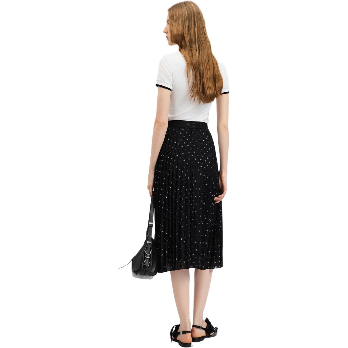 Юбка PINKO SS26 Повседневная длинная юбка для женщин - изображение 4