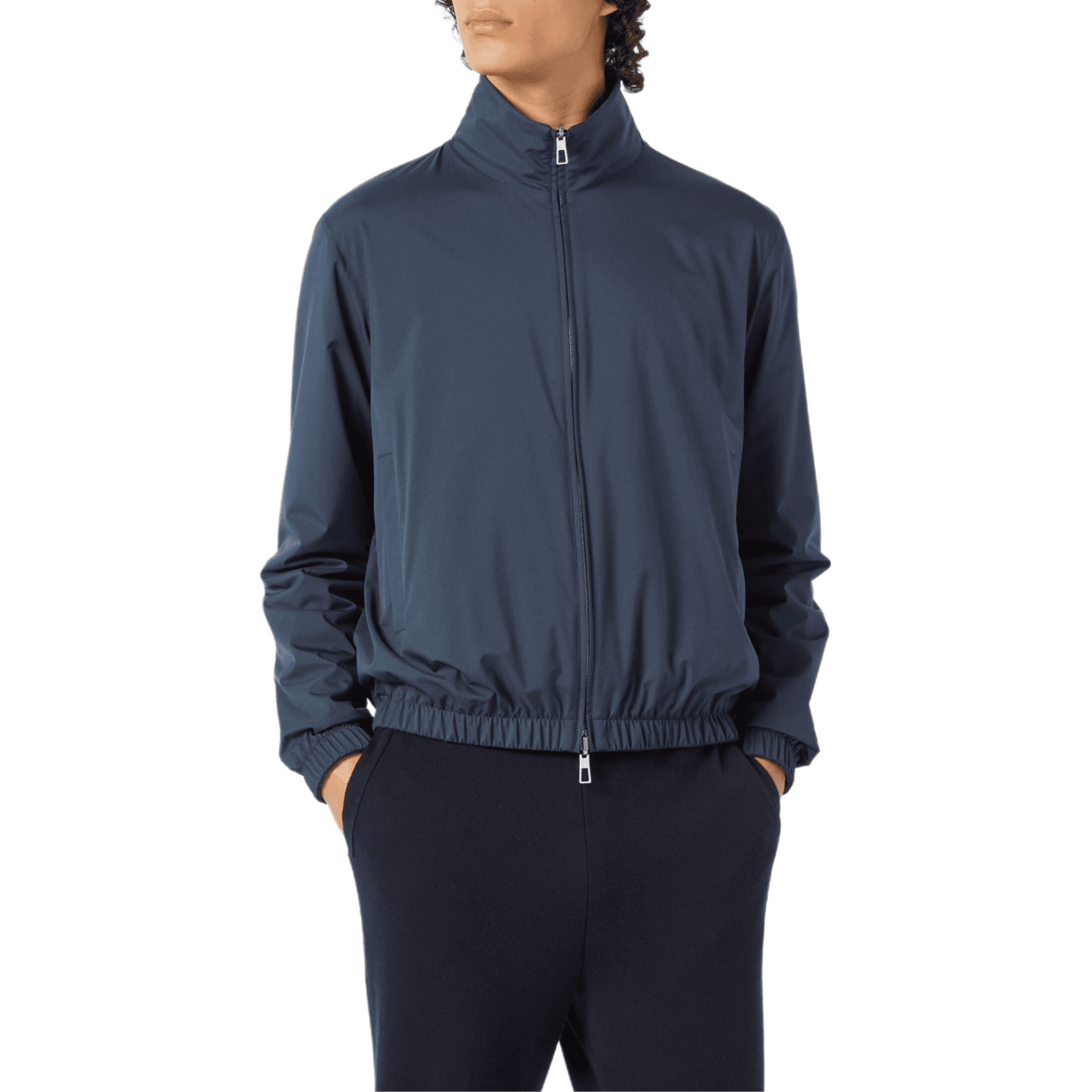 Куртка Loro Piana SS25 Navy Jacket - изображение 5