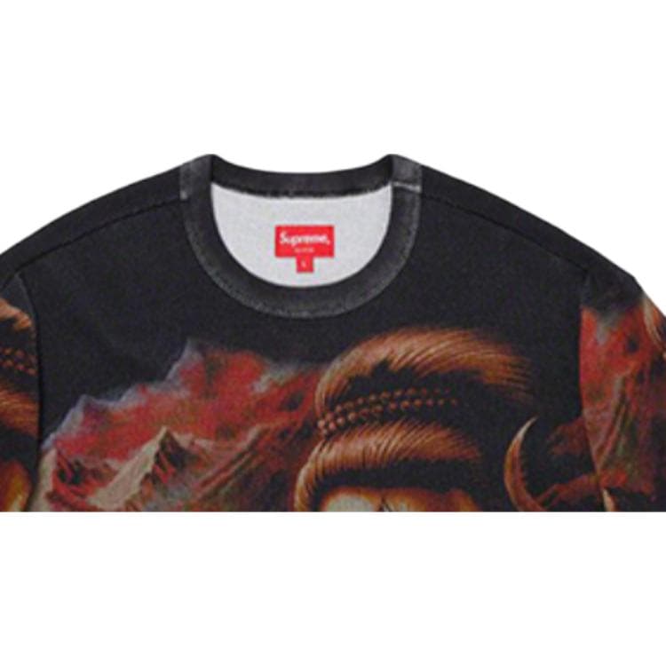 Футболка Supreme FW19 Week 13 Ganesh LS Thermal Black T - изображение 4