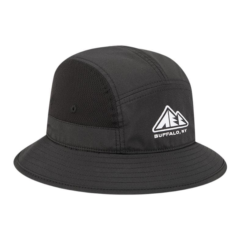Панама New Era Полиэстеровые Волокна Панамы Унисекс Черный - изображение 3