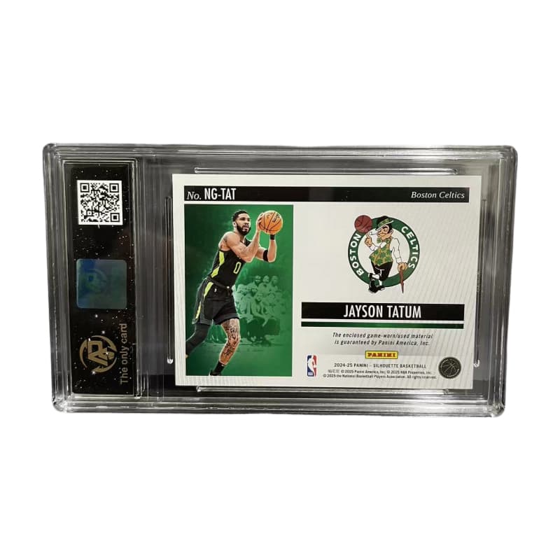 Panini Silhouette Celtics Джейсон Тейтум Rex Rabbit Аутентичная Джерси Классическая коллекция сертифицированные карточки - изображение 2