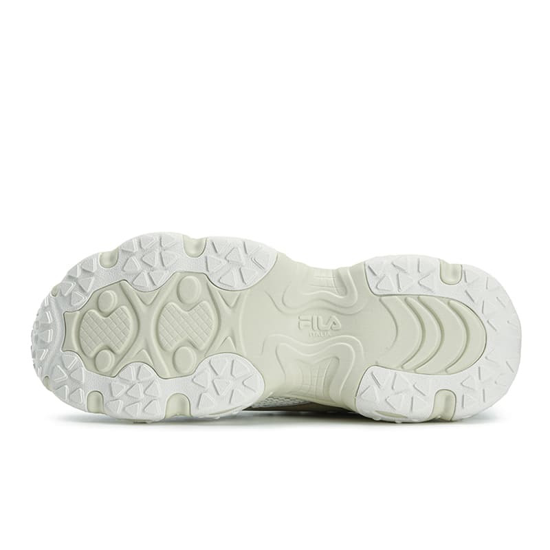 Кроссовки FILA FLUID 7 Износостойкий Легкий Дышащий Низкий Топ Кроссовки Мужские Светло-Серый Желтый Спаржа Белый - изображение 6