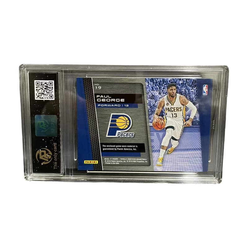 PANINI TOTALLY CERT Pacers Павел Джордж Пик энд Ролл Играл Джерси Горизонтальные Сертифицированные Карты 1 Упаковка - изображение 2