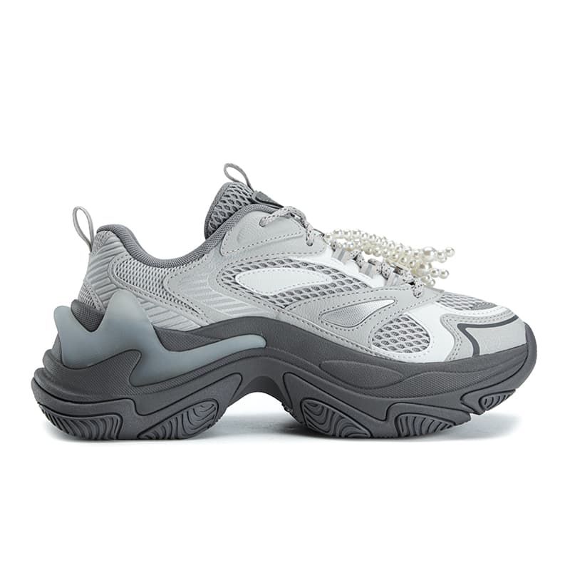 Кроссовки FILA SOFIA Fishbone Shoes Устойчивые к истиранию Дышащие Легкие Увеличивающие Высоту Низкие массивные кроссовки Женские - изображение 2