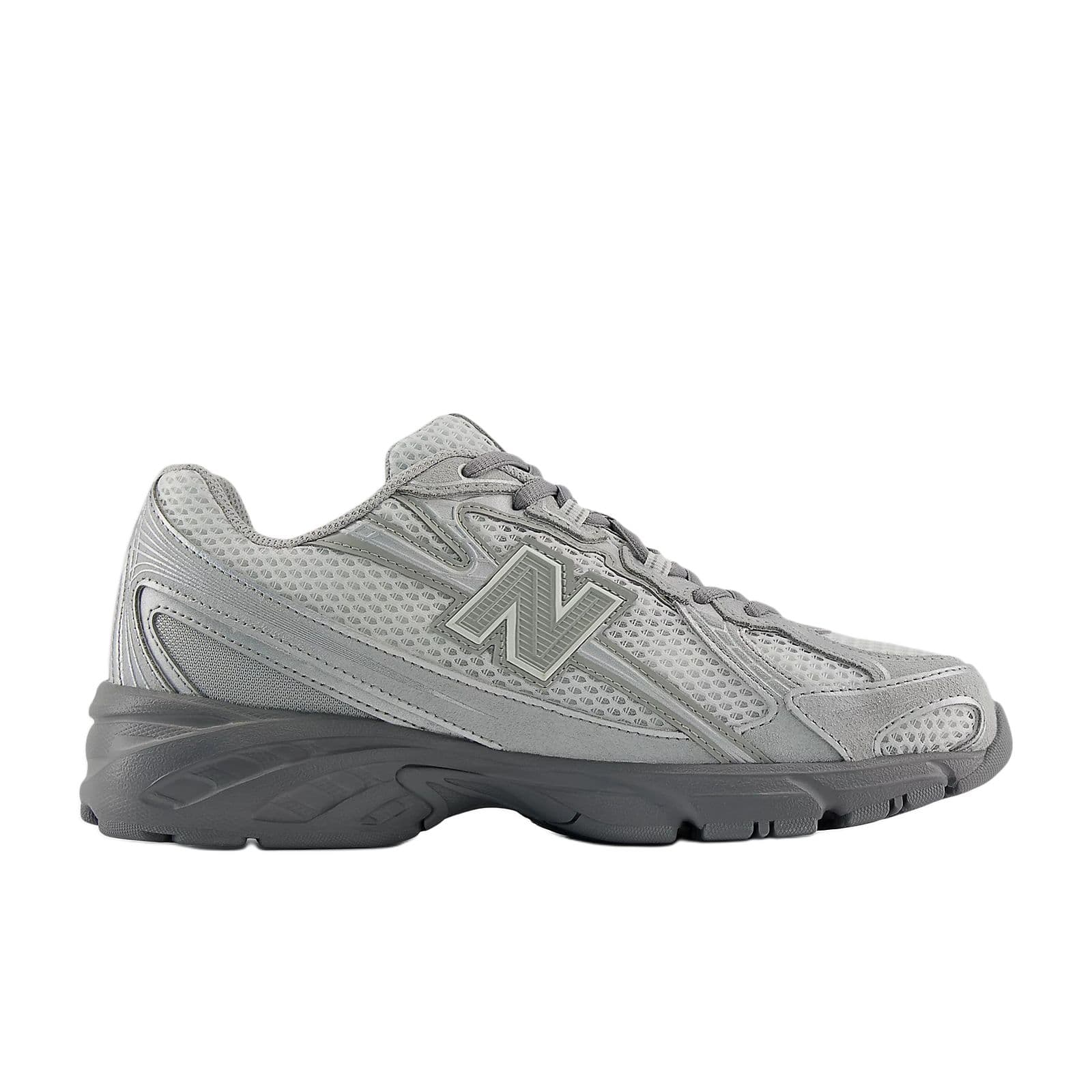 Кроссовки для бега New Balance NB 740 Дышащие Легкие Низкие Беговые Кроссовки Унисекс Белый Светло-Серый - изображение 2